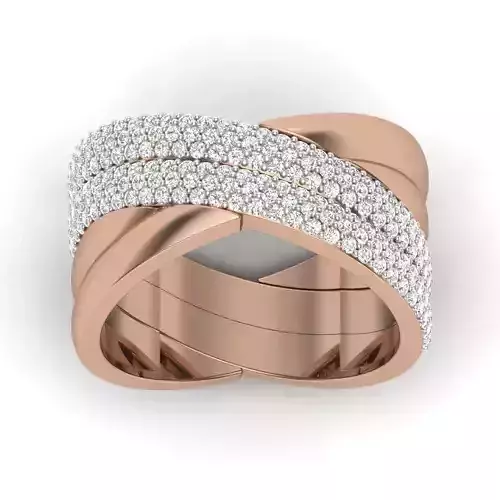 Women Diamond Ring 3dm render details