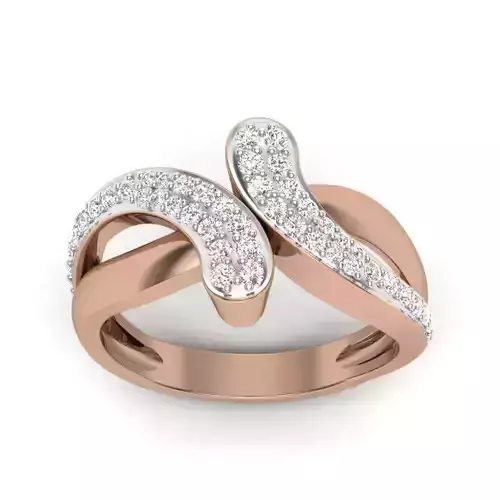 Women Diamond Ring 3dm render details