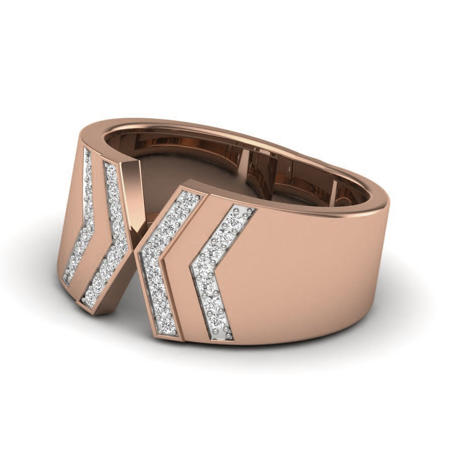Diamond Band 3dm render details 3D print model_3