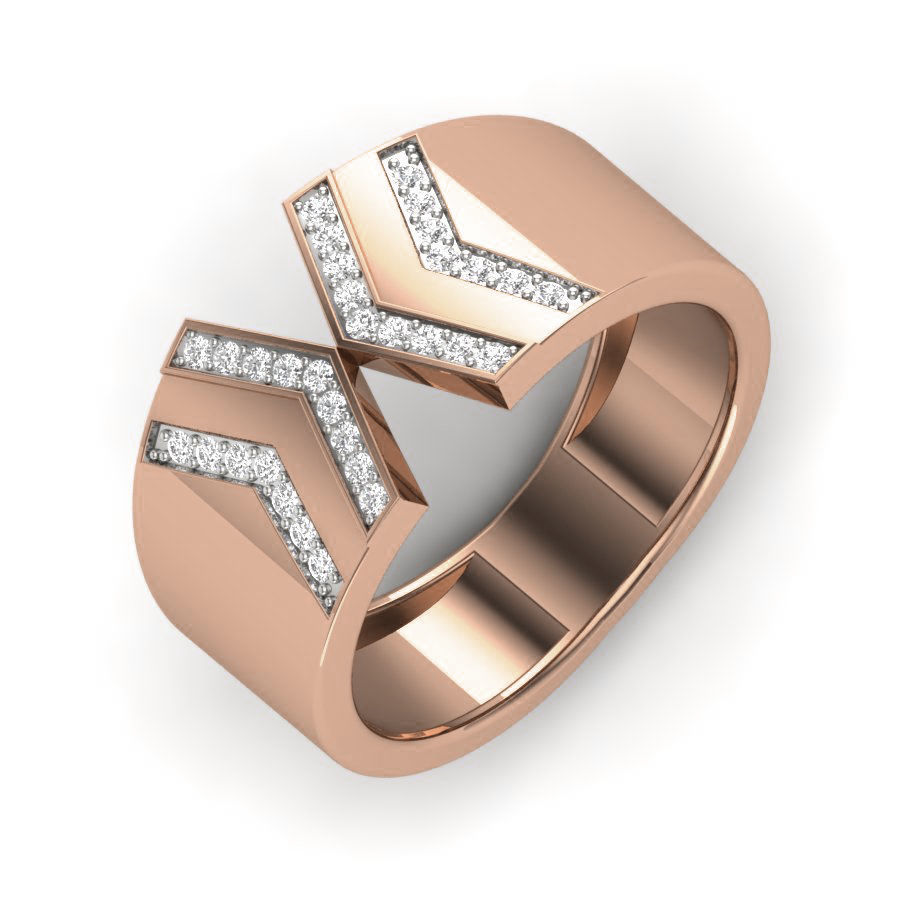 Diamond Band 3dm render details 3D print model_4