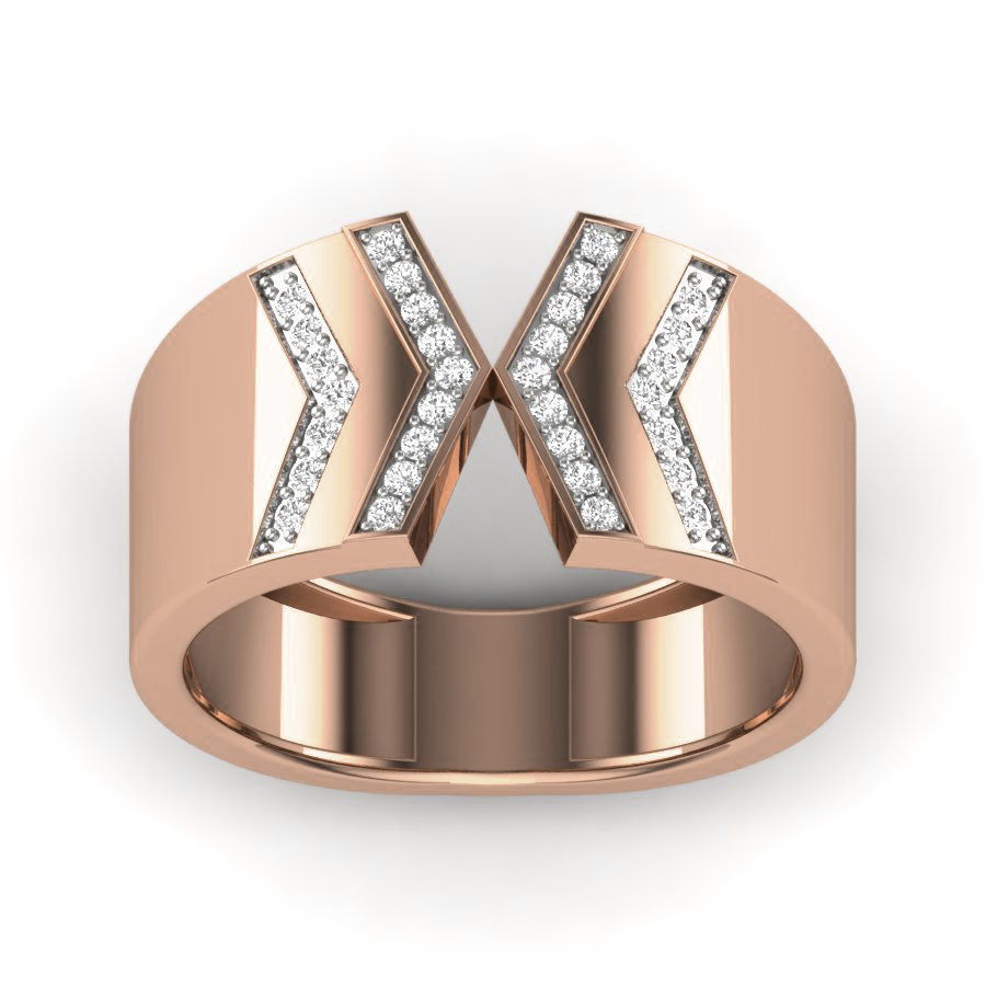 Diamond Band 3dm render details 3D print model_1
