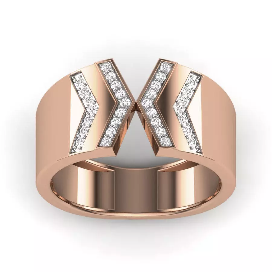 Diamond Band 3dm render details 3D print model_0