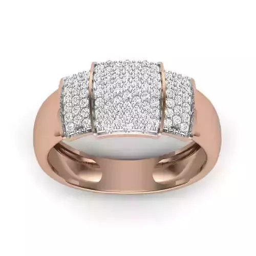 Women Diamond Ring 3dm render details