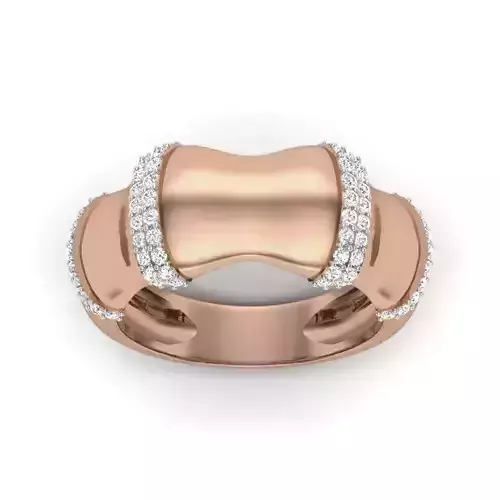 Women Diamond Ring 3dm render details