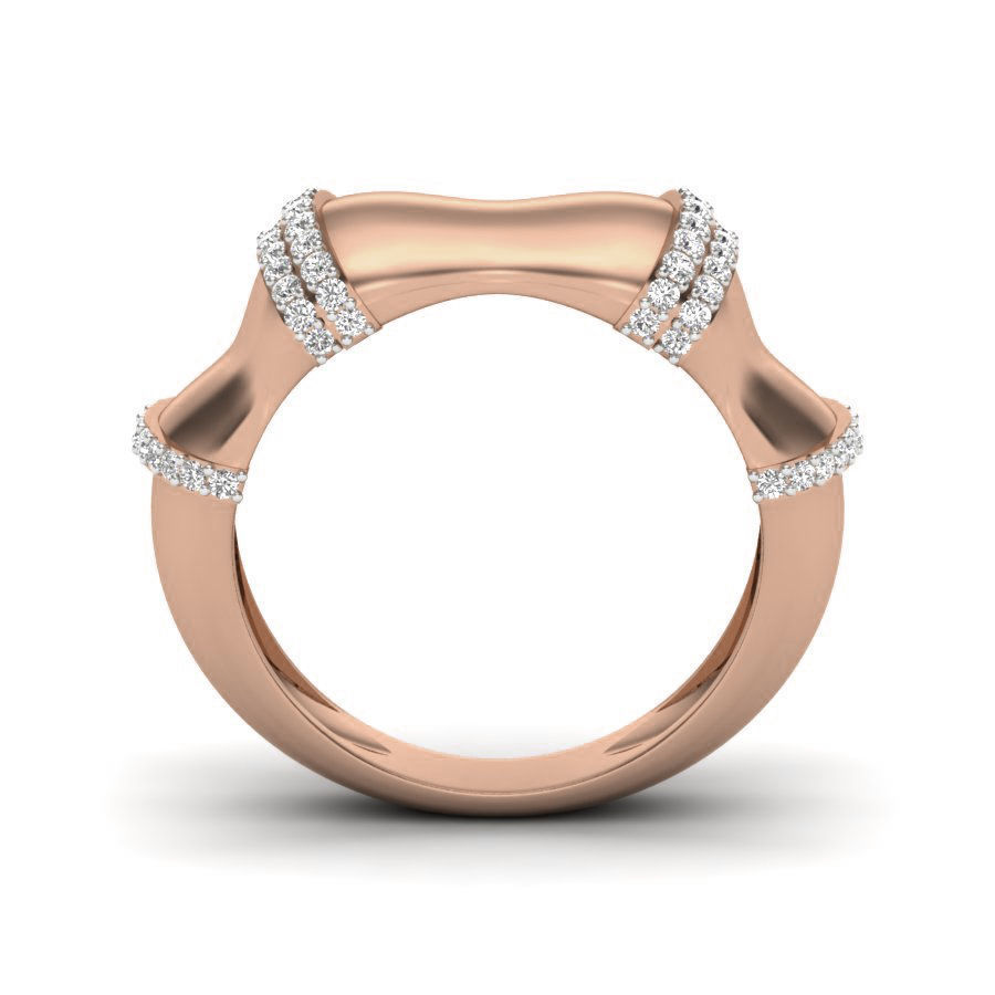 Women Diamond Ring 3dm render details 3D print model_1