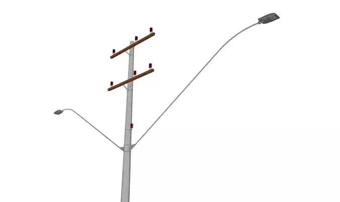 Concrete Lamp Post - Light Pole - Light Post - Street Light 24