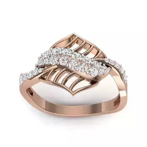 Women Diamond Ring 3dm render details