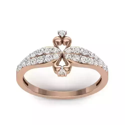 Women Diamond Ring 3dm render details