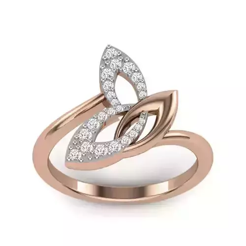 Women Diamond Ring 3dm render details