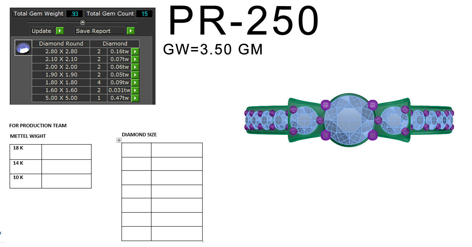 Women solitaire ring 3dm render detail 3D print model_5