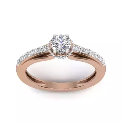 Women solitaire ring 3dm render detail 