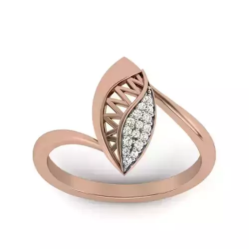 Women Diamond Ring 3dm render details