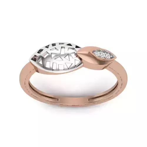 Women light weight ring 3dm render detail