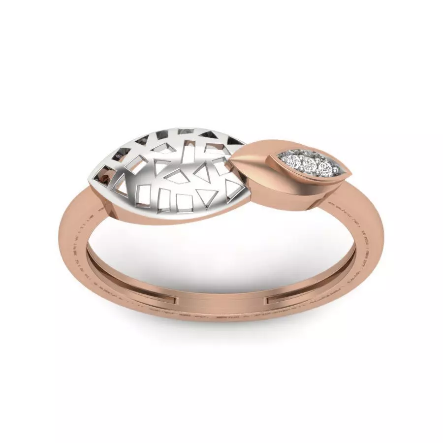 Women light weight ring 3dm render detail 3D print model
