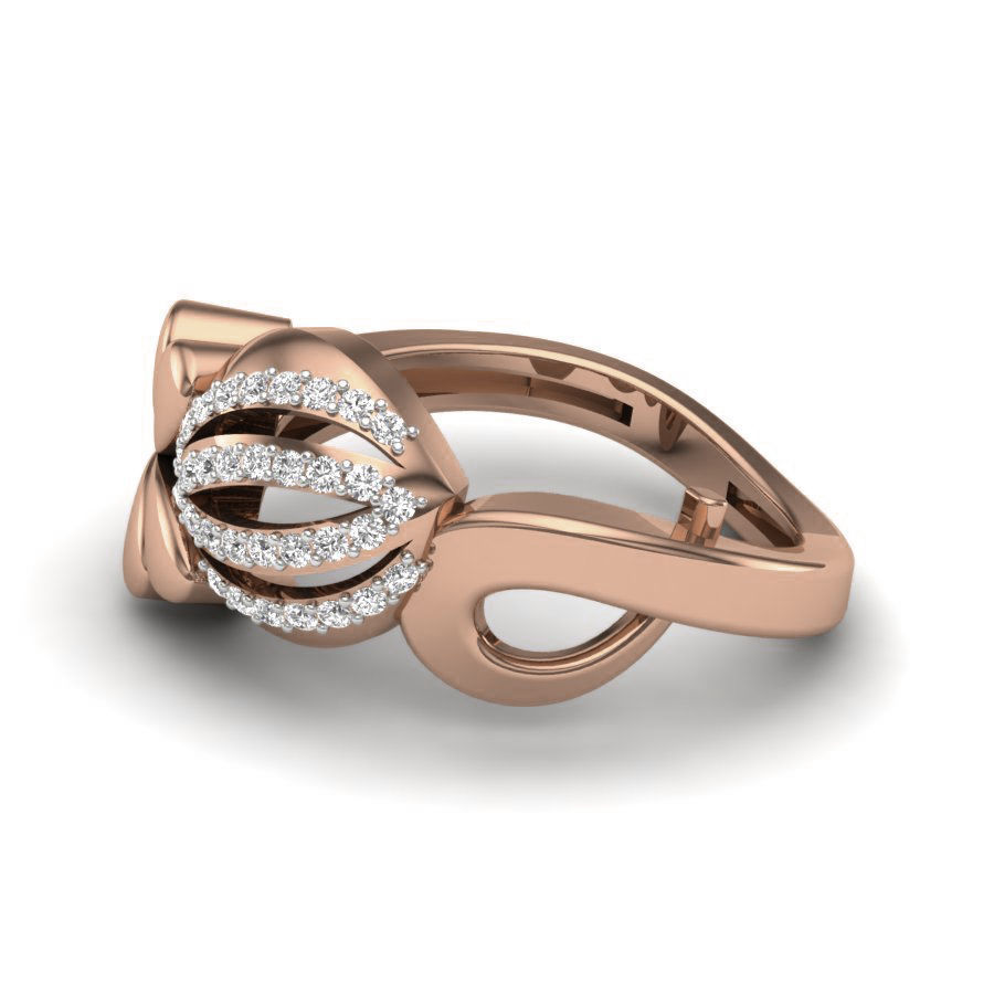 Women Diamond Ring 3dm render details 3D print model_3