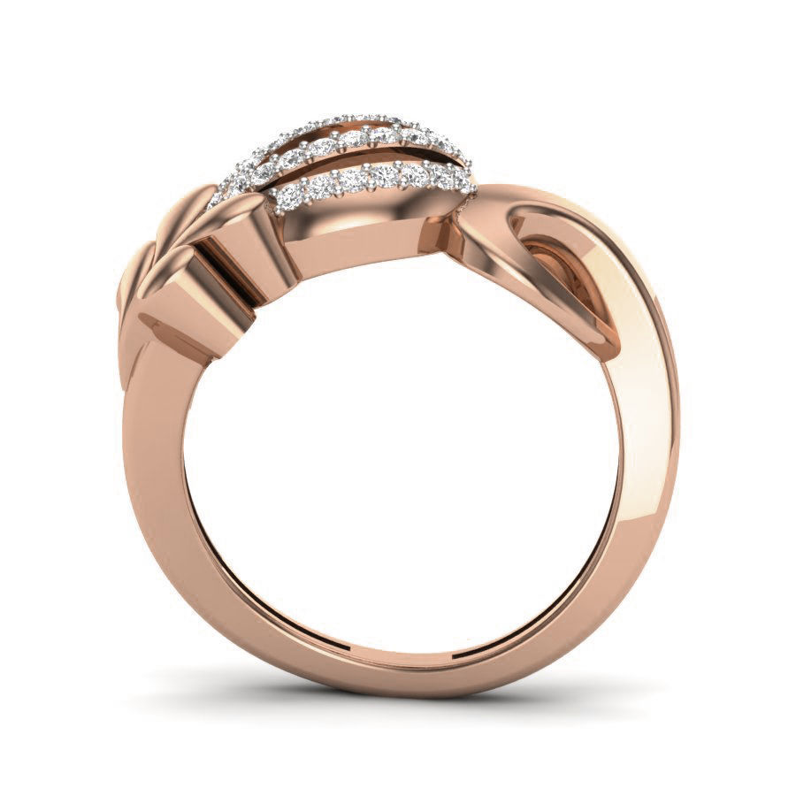 Women Diamond Ring 3dm render details 3D print model_1