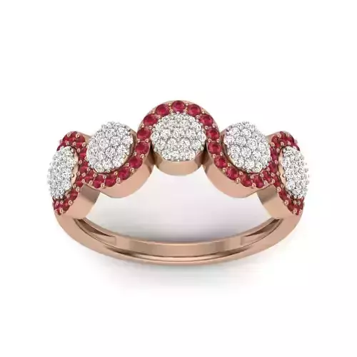 Women Diamond Ring 3dm render details