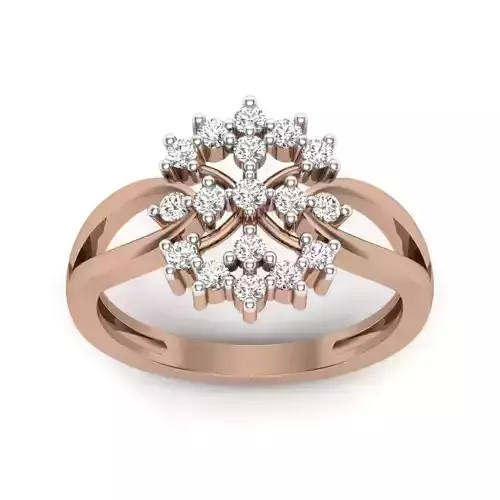 Women Diamond Ring 3dm render details