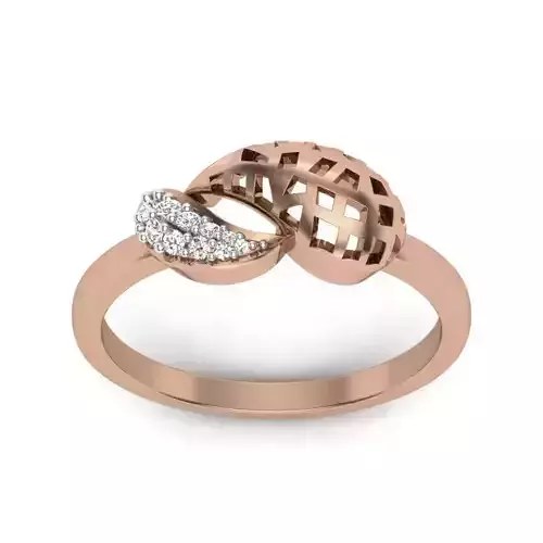 Women Diamond Ring 3dm render details