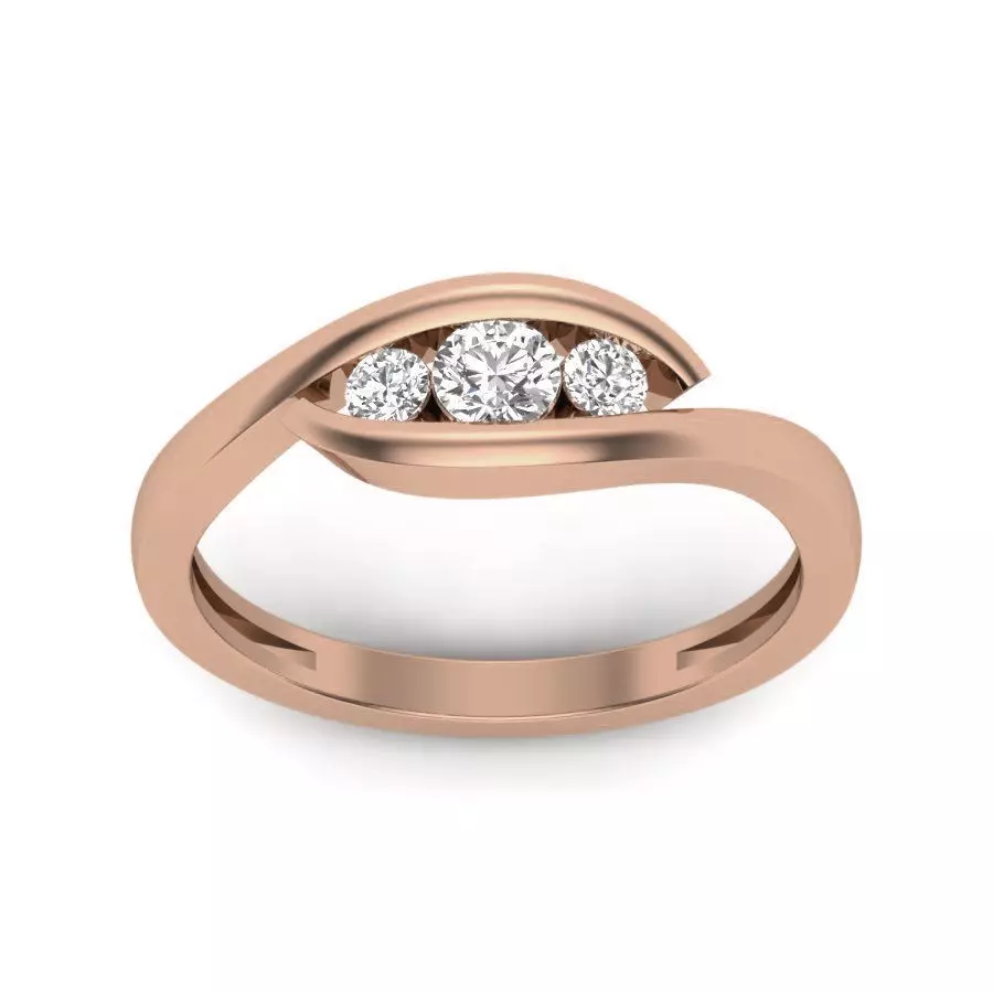 Women light weight ring 3dm render detail 3D print model_0