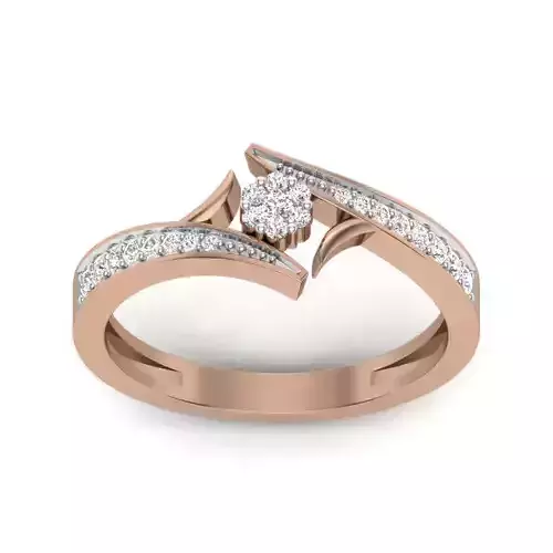 Women Diamond Ring 3dm render details