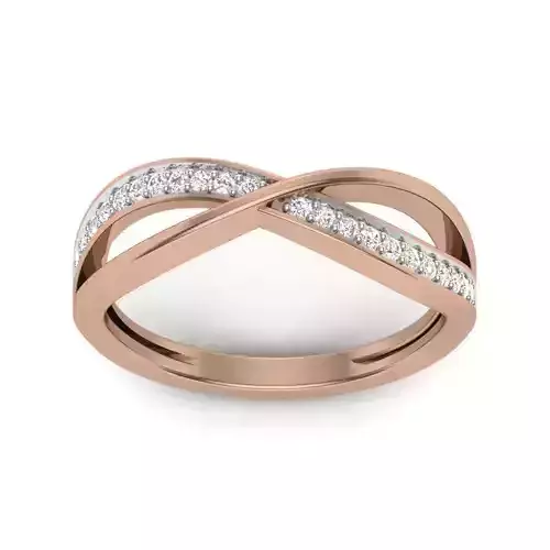 Women light weight ring 3dm render detail