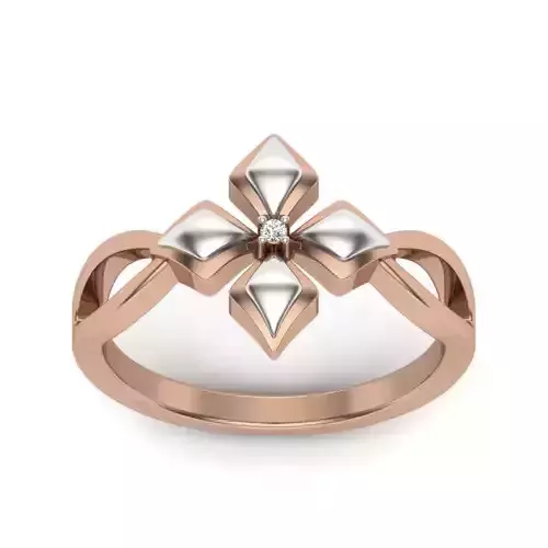Women Diamond Ring 3dm render details