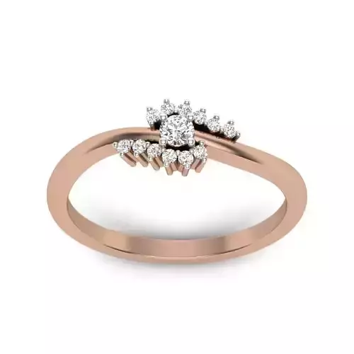 Women light weight ring 3dm render detail 3D print model