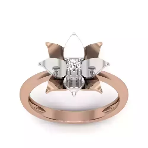 Women Diamond Ring 3dm render details