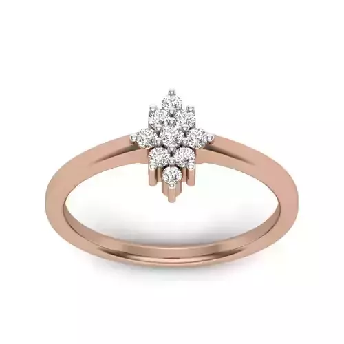 Women light weight ring 3dm render detail