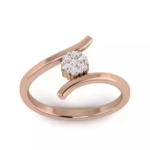 Women light weight ring 3dm render detail