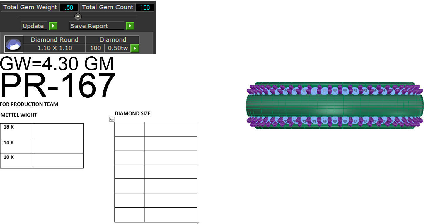 Diamond Band 3dm render details 3D print model_5