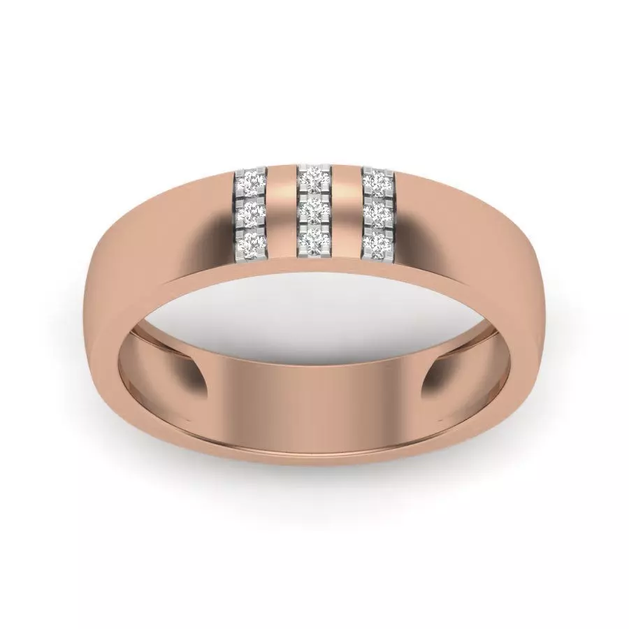 Diamond Band 3dm render details 3D print model_0