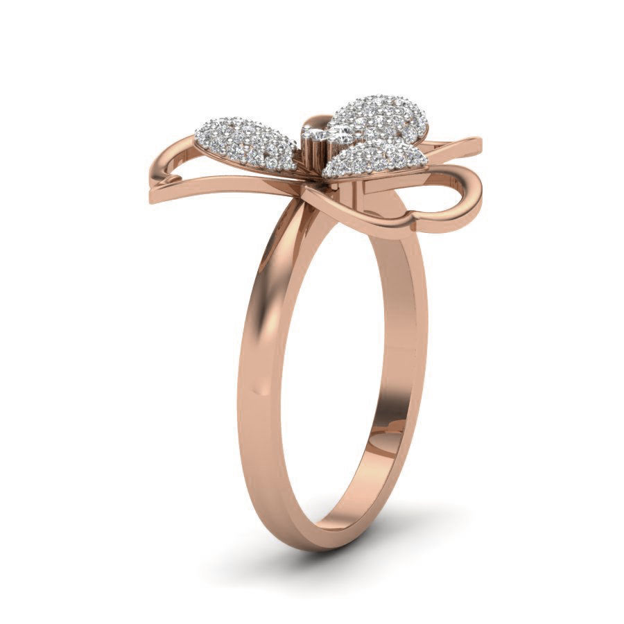 Women Diamond Ring 3dm render details 3D print model_2