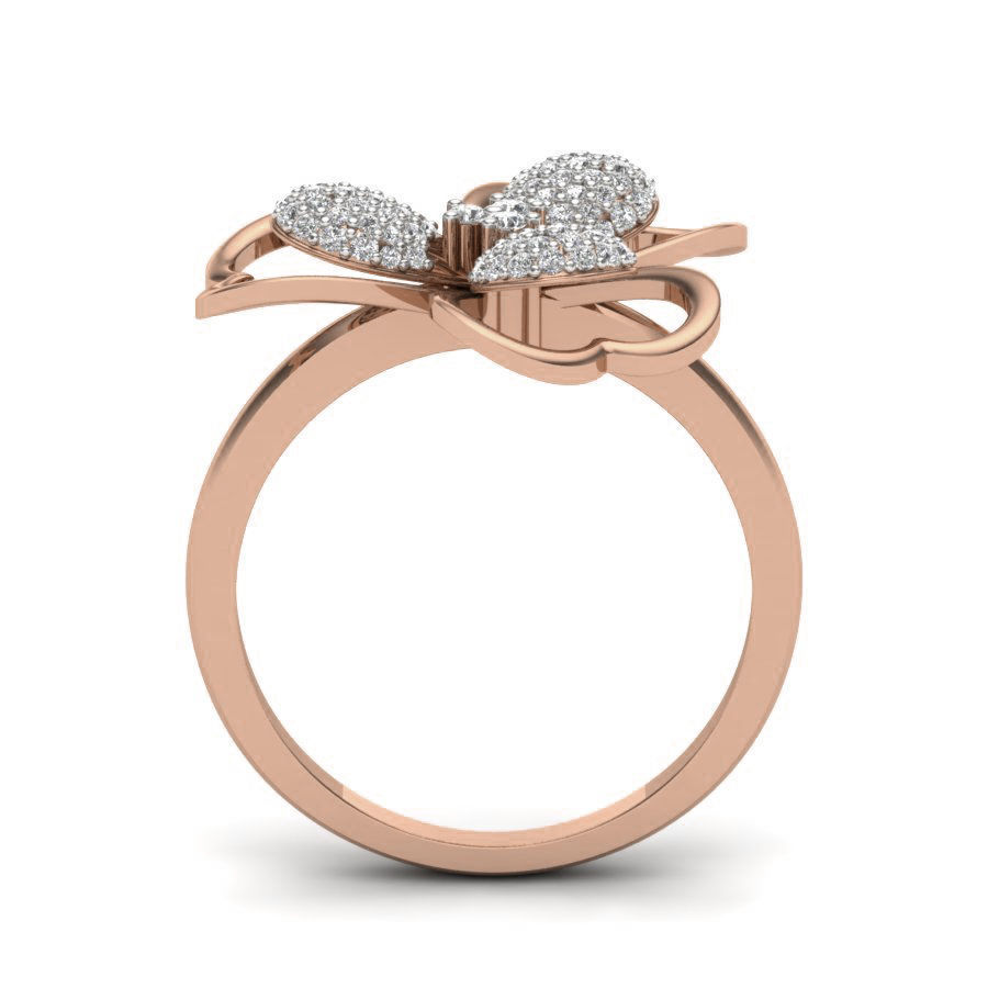 Women Diamond Ring 3dm render details 3D print model_1