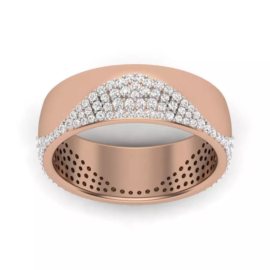 Diamond Band 3dm render details 3D print model_0