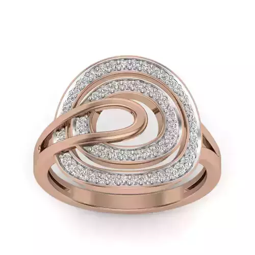 Women Diamond Ring 3dm render details