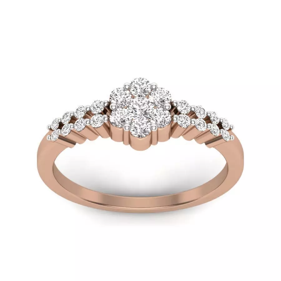 Women light weight ring 3dm render detail 3D print model