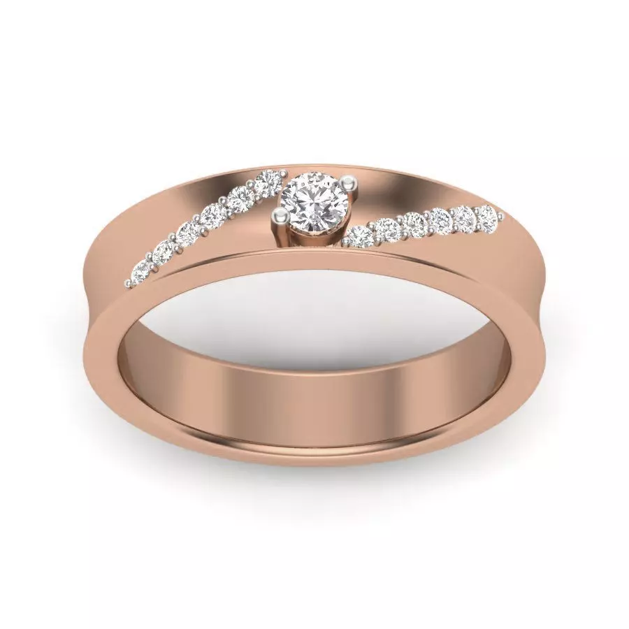 Diamond Band 3dm render details 3D print model_0