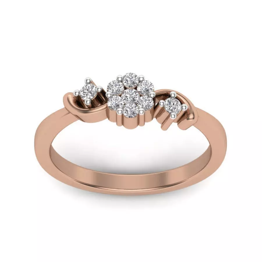 Women light weight ring 3dm render detail 3D print model