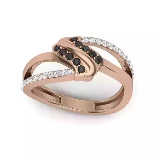 Women Diamond Ring 3dm render details