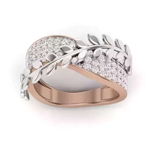 Women Diamond Ring 3dm render details