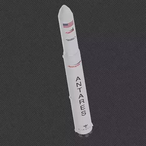 Antares 300 Rocket 3D model
