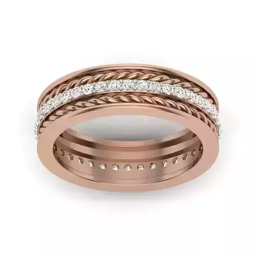 Diamond Band 3dm render details 3D print model