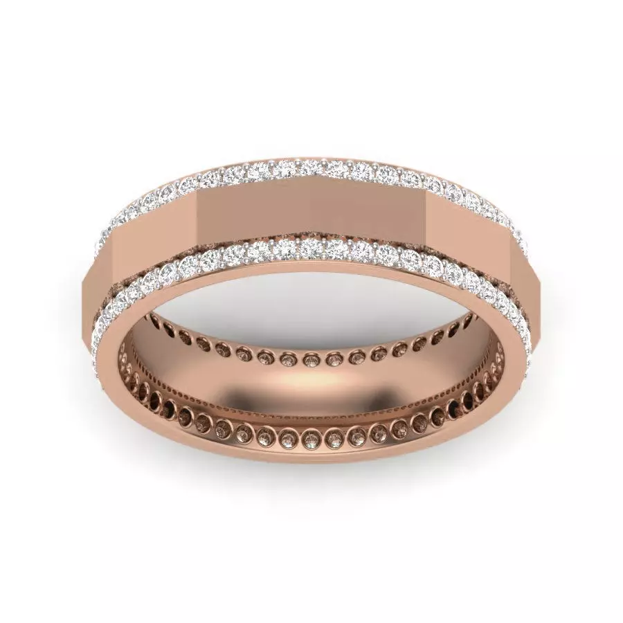 Diamond Band 3dm render details 3D print model_0