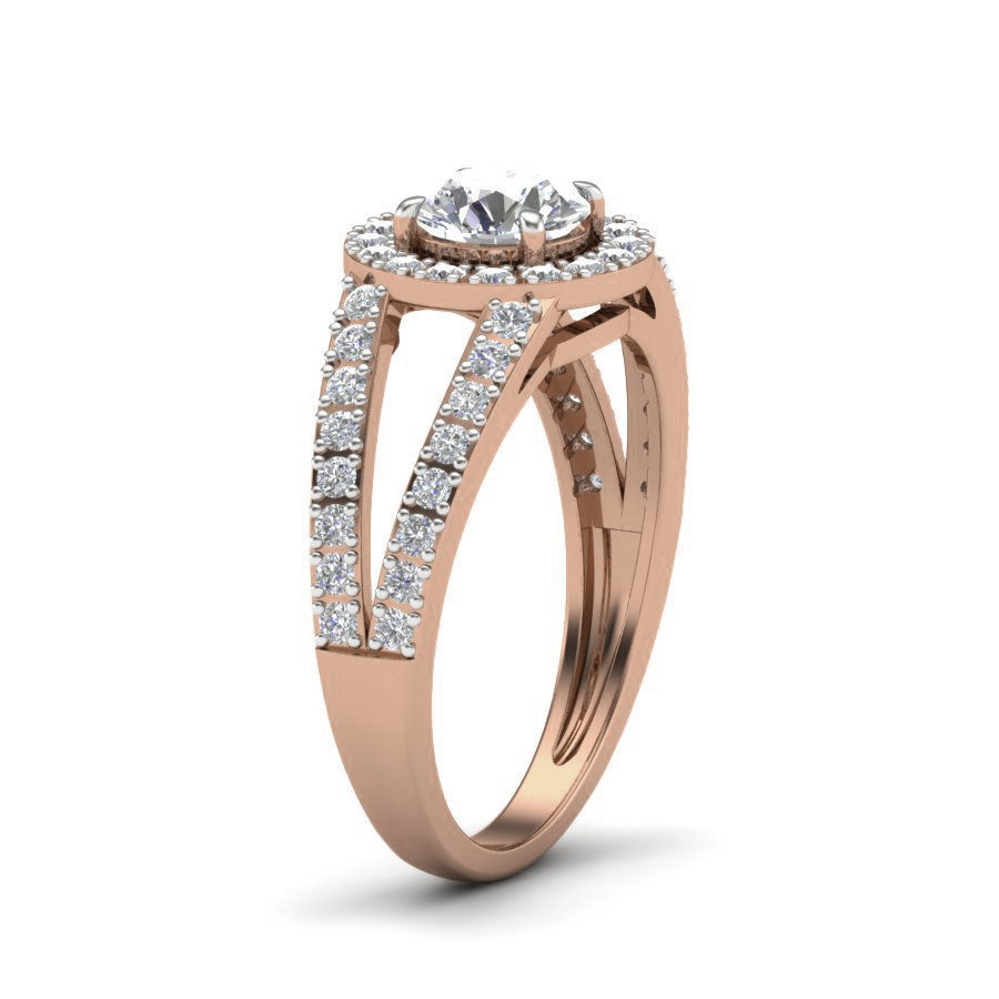 Women solitaire ring 3dm render detail 3D print model_2