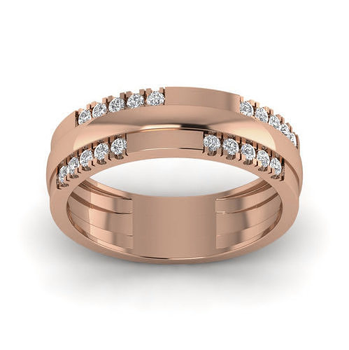 Diamond Band 3dm render details 3D print model