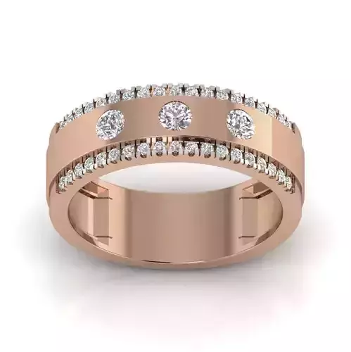 Diamond Band 3dm render details