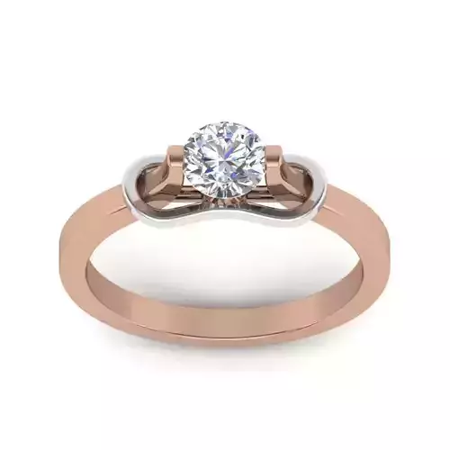 Women solitaire ring 3dm render detail 