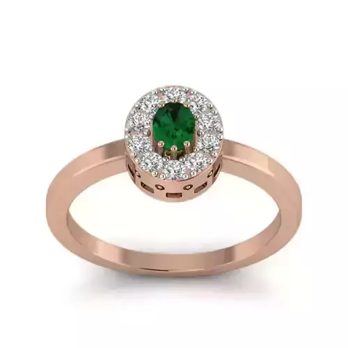 Women Diamond Ring 3dm render details